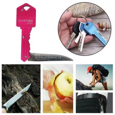 Imagem de Mini Chave Canivete Colorida Lâmina Dobrável E Multifuncional SLKD01 -