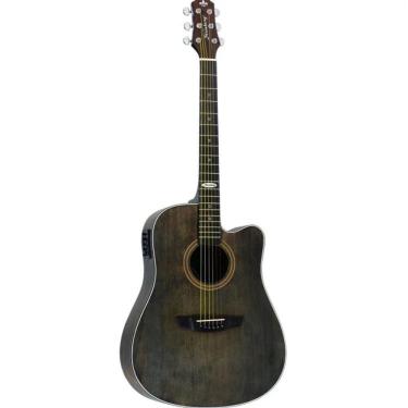 Imagem de Violão Eletroacústico Strinberg Sd200C Aço Fosco Tobacco