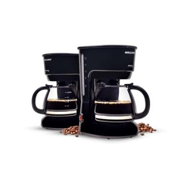Imagem de Cafeteira Elétrica Mallory Aroma Plus 18x - Sistema Corta-Pingo, Placa Aquecedora, Filtro Reutilizável, Capacidade de 750 ml – 220V