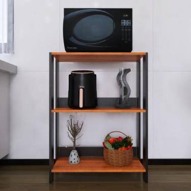 Imagem de Balcão para micro-ondas e para utensílios de cozinha com 1 prateleira 