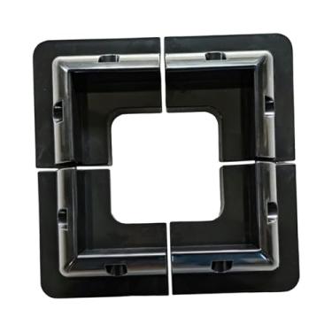 Imagem de Bothyi Kit de suportes de montagem de painel solar para barcos, trailers e acessórios solares, suportes de painel resistentes para veículos, barcos, camping, Preto