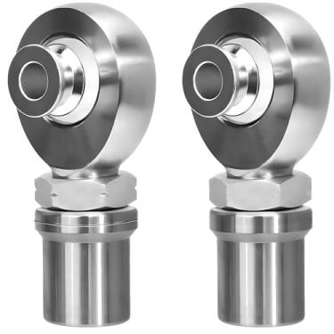 Imagem de YIFUOK Extremidade da haste da junta Heim de 1,25 polegadas, junta de rosca manual RH e LH, juntas cromolíticas de 3,5 cm tratadas termicamente para direção e suspensão, barras de tração, juntas de