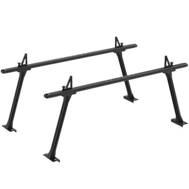 Imagem de GORWARE Rack de escada de caminhão, rack de caminhão de alumínio, capacidade de 362 kg, ajustável, para caiaque, prancha de surf, barraca, escada