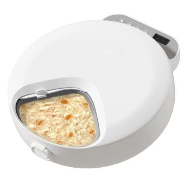 Imagem de Comedouro Automatico Raçao Pet Gato Cachorro Animais Programavel Horario Dieta Comida Petisco Casa Viagem Petshop