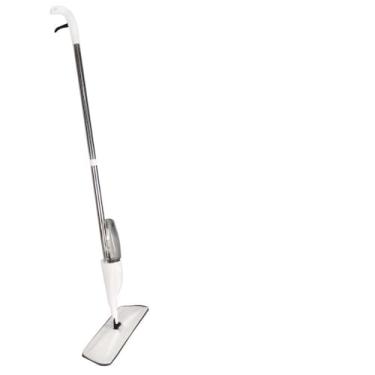Imagem de Mop Spray Com reservatório Rodo Mágico Esfregão Limpeza Vassoura Microfibra (Branco)