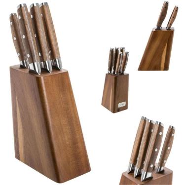 Imagem de Conjunto Facas Cozinha E Churrasco Kit Completo 10 Peças