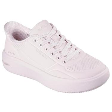 Imagem de Skechers Tênis feminino Arch Fit Horizon Court-Solid Choice Hands Free Slip-ins, Rosa pálido, 37