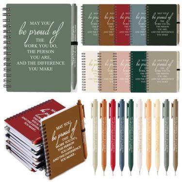 Imagem de Conjunto de cadernos Honoson Employee Appreciation com caneta x20