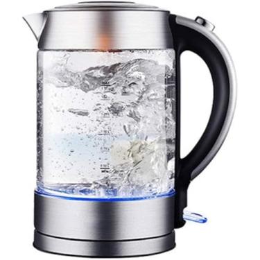 Imagem de Jarro Elétrico De Vidro Colorido Com Iluminação Led, 1800 W, 1,7 Litros, Filtro Anticalcário, Base Giratória De 360 °c, Silencioso, Fervura Rápida, Fácil De Limpar, 100% Livre De Bpa