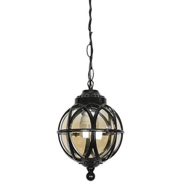 Imagem de Esfera De Estilo Europeu à Prova D'água Ltern Suspenso Chdelier Metal Tampa De Vidro Pendt Light E27 Lâmpada De Teto Ao Ar Livre Kit Ajustável Lumiire Lighting, B