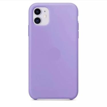 Imagem de Capa de Silicone para iPhone 16, 16 Pro e 16 Pro Max – Proteção Interna Aveludada com Ótimo Ajuste (Roxo, Iphone 16)