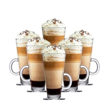 Imagem de Ruvolo, Kit Caneca Pisa para Cappuccino, de Vidro 6pcs 280ml