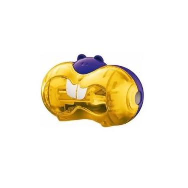 Imagem de Apontador Maped Com Deposito Duplo Croc Croc Castor, Amarelo