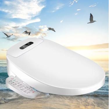 Imagem de VIDEC Assento Sanitário Elétrico Para Bidê, Água Morna Filtrada E Ilimitada, 8 Modos De Lavagem, Secador Ar, Bico Aquecido Aço Inoxidável Autolimpante, Luz Noturna Hd (Tb-26Ev, Redonda)