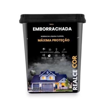 Imagem de Tinta Emborrachada Premium 18kg Impermeavel Lavavel Laje-Reboco-Parede