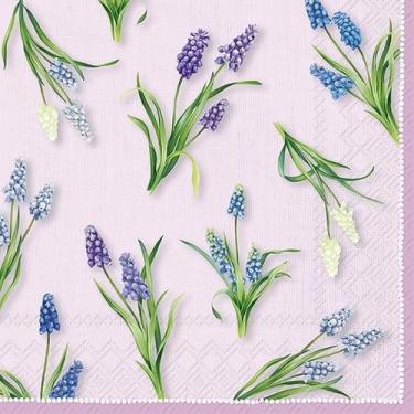 Imagem de Guardanapo para Decoupage Ihr 33x33 Flores Primavera Rosa C/ 2 Unidade