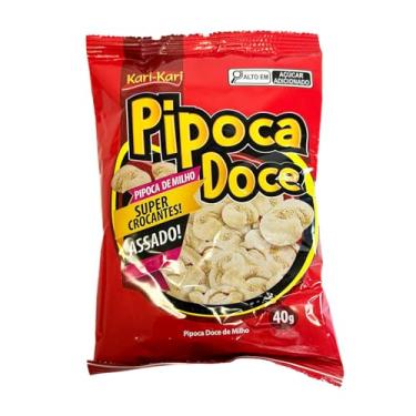 Imagem de Pipoca doce kari kari 40G para crianças pipoca crocante sequinha doce e saborosa