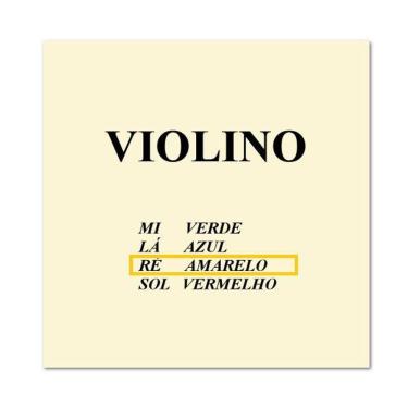 Imagem de Corda Avulsa M Calixto Violino 4/4 Ré Tradicional Nylon