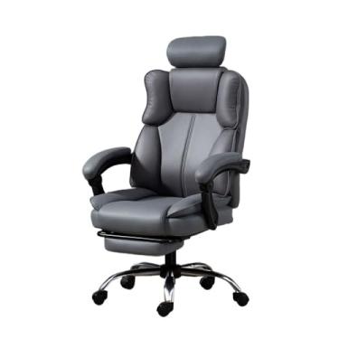 Imagem de Cadeira de escritório ergonômica cadeira de computador de altura ajustável para casa e chefe cadeira de escritório com suporte traseiro confortável