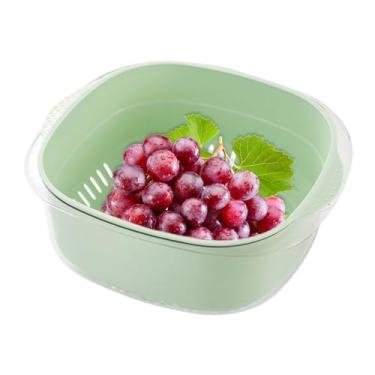 Imagem de Cesta de peneira e peneira de alimentos - Escorredor de enxágue de alimentos - Tigela de filtro de alimentos, filtro de limpeza de vegetais, filtros de frutas, filtro de filtragem de vegetais Hersil