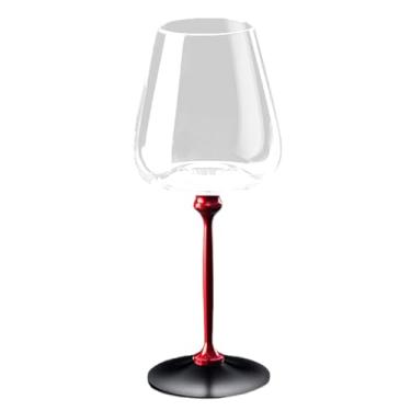 Imagem de Taça de vinho de giratória, 450 ml/550 ml, taças de vinho tinto e branco de haste longa, haste de alumínio, copos de vidro para beber cálice para vinhos, uísque, champanhe, presente para