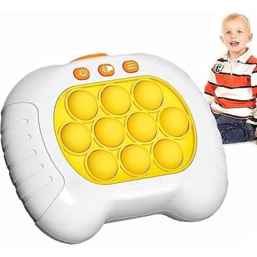 Imagem de Brinquedo Pop It Game Anti-Stress Sensorial Divertido p/ Crianças e Adultos treinando sua coordenação olho-mão.
