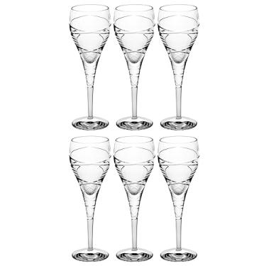 Imagem de Barski - Qualidade europeia - Copos de cristal cortados - Água - Cálice - Vidro com 250 ml - Feito na Europa - Conjunto de 6