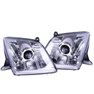 Imagem de Tiny Force Par de conjuntos de faróis compatíveis com Isuzu Dmax D-Max TFR, TFS 2006~2012 cabeça esquerda direita lâmpada captador substitui 8-980117570,8-980117580