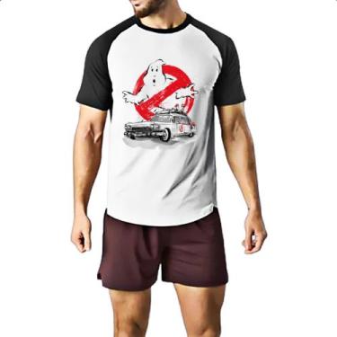 Imagem de Camiseta Raglan Caca Fantasmas Ghostbusters Ecto-1 - Alearts, G