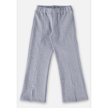 Imagem de Calça Flare Básica em Molecotton Infantil Menina Up Baby, Cinza, 1