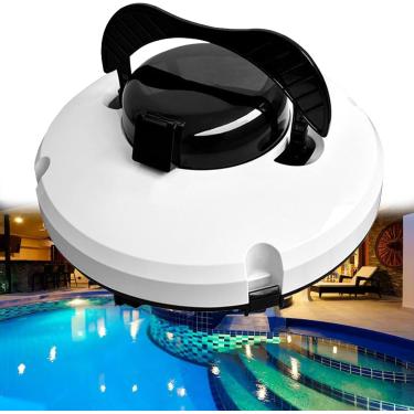 Imagem de Robô Automático De Limpeza De Piscinas - Pequeno Robô De Limpeza De Piscinas Subterrâneas E Acima Do Solo Com 3 Modos Para Pisos, Paredes E Linhas De Água