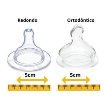 Imagem de Bico BIG de mamadeira Redondo ou Ortodôntico c/10 un. Silicone (0008/0