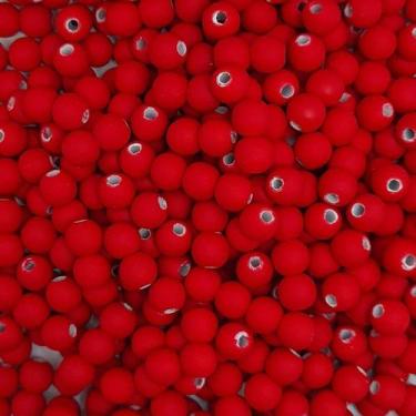 Imagem de Miçanga Passante Bola Emborrachada 8mm 150pçs Bijuteria 60g Escolha a 