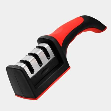 Imagem de Amolador Afiador Com Suporte 3 Em 1 Facas E - Relet