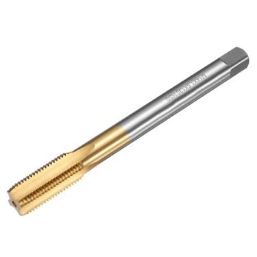 Imagem de uxcell Torneira de rosca métrica M14 x 1,5 H2 130 mm rosca reta rosca fresadora torneiras ferramenta de reparo de rosqueamento