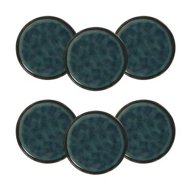 Imagem de Conjunto de Pratos de Sobremesa Porto Brasil Bio Oceano 21,5cm - 6 Peças