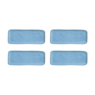 Imagem de Conjunto de Travessas Retangular Média Porto Brasil Orgânico Breeze 33x13cm - 4 Peças