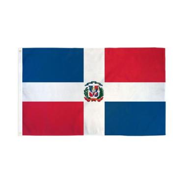 Imagem de Bandeira Genérica da República Dominicana 90cm x 60cm Poliéster - Ligh