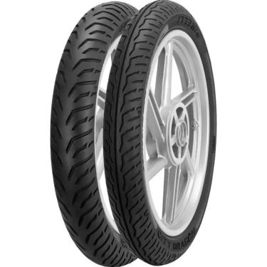 Imagem de Par Pneu Titan 160 Pirelli City Dragon 100/80-18 + 80/100-18 Tl S/ Câmara Dianteiro Traseiro