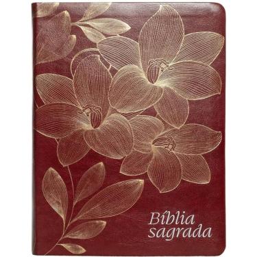 Imagem de Biblia Nvi, Letra Gigante, Couro-Soft Vinho, Leitura Perfeita
