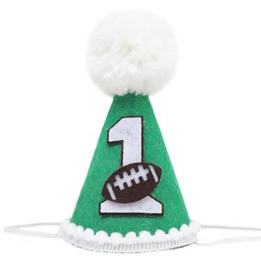 Imagem de AOQURE Boy Football 1st Birthday Hat - Football First/1st Birthday Decorations,First Year Down Party Decor,1st Year Down Hat,Sport Party