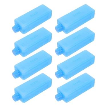 Imagem de Angoily Pacotes de gelo para refrigerador pacote com 8 blocos reutilizáveis para freezer grandes blocos de gelo para cubos de gelo refrigeradores para lancheiras, lancheiras, bolsas de gelo portáteis