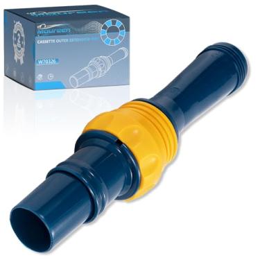 Imagem de Maureen W70326 Tubo de extensão externa cassete com porca – Substituição serve para limpador de piscina Zodiac Baracuda G3/G3 Pro | Parte de aspirador de piscina lateral de sucção | Acessório de