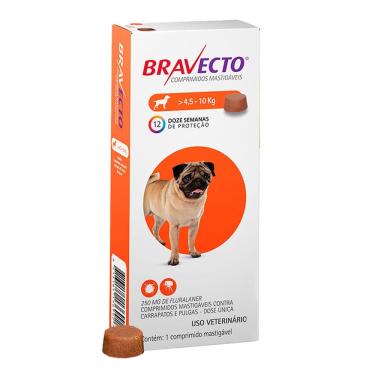 Imagem de Bravecto para Cães entre 4,5 e 10kg com 1 Comprimido Mastigável