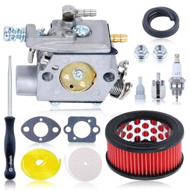 Imagem de Hyceker Kit de ajuste de carburador CS370 CS400 para peças de motosserra Echo CS-370 CS-400 CS-370F CS-400F 402s com filtro de combustível de ar, porcas de barra de vela de ignição, para Walbro Carb