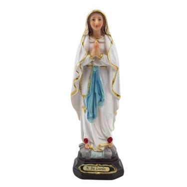 Imagem de Imagem Nossa Senhora De Lourdes Importada Resina 20 Cm