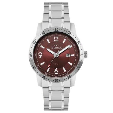 Imagem de Relógio Technos Masculino Militar Prata - 2115ucb-1n