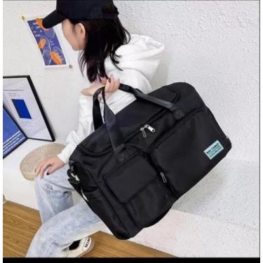 Imagem de Bolsa Viagem Passeio Treino Academia cor Preto - NB Bolsas
