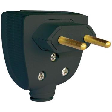 Imagem de Plugue 2p 10 Ampères Preto - 615850 - Pial Plug 2p 10a Preto 650651-615850 Pial Pial-plugues