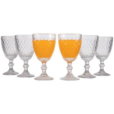 Imagem de Jogo de Taças de Vidro 330ml 6 Peças Haus - Bico de Jaca Empire, Trans